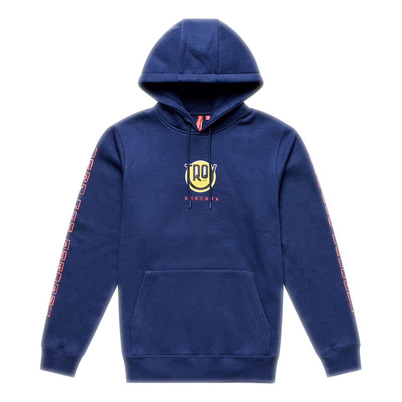 Sweat à capuche Troy Lee Designs Happy Dayz navy