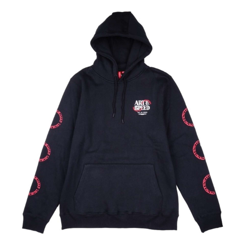 Sweat à capuche Troy Lee Designs Pink Slips noir