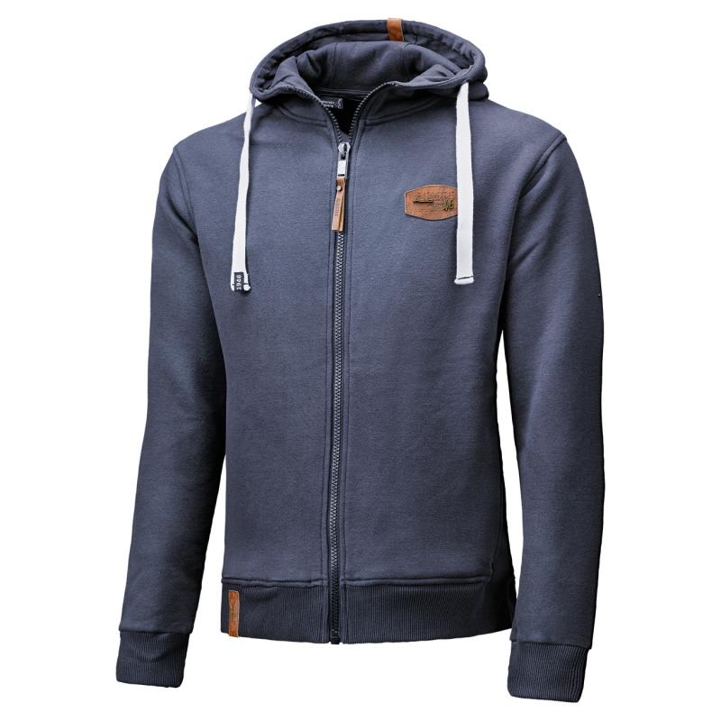 Sweat capuche Zip-Hoodie 46 bleu marine- XS