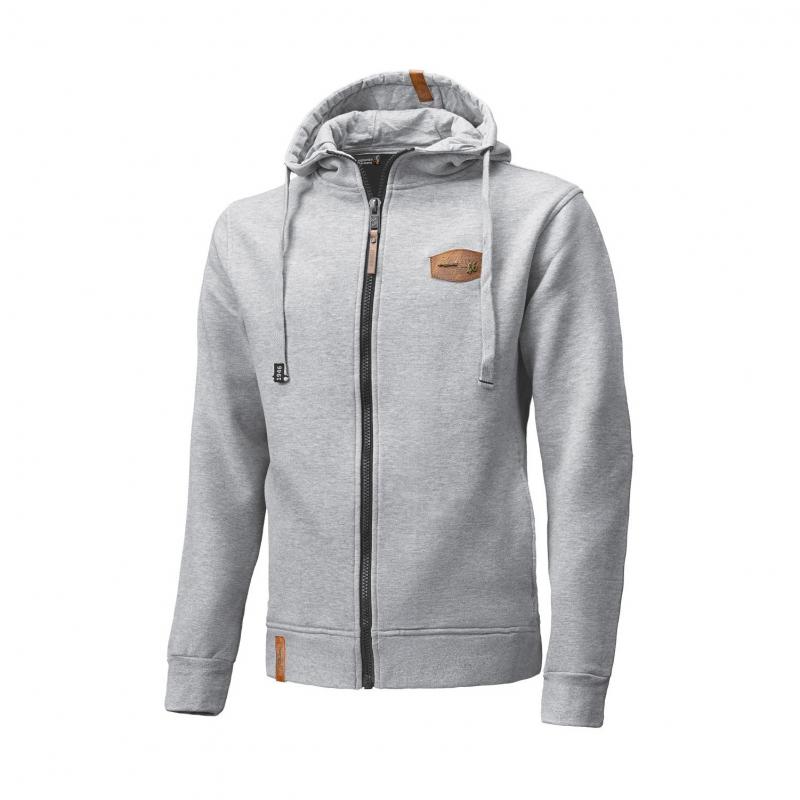 Sweat capuche Zip-Hoodie 46 gris- XS
