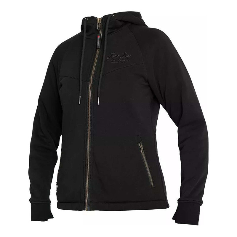 Sweat moto femme John Doe XTM Hoodie V2 black