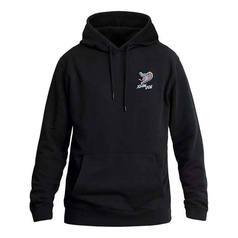 Sweat-shirt à capuche John Doe Snake II black