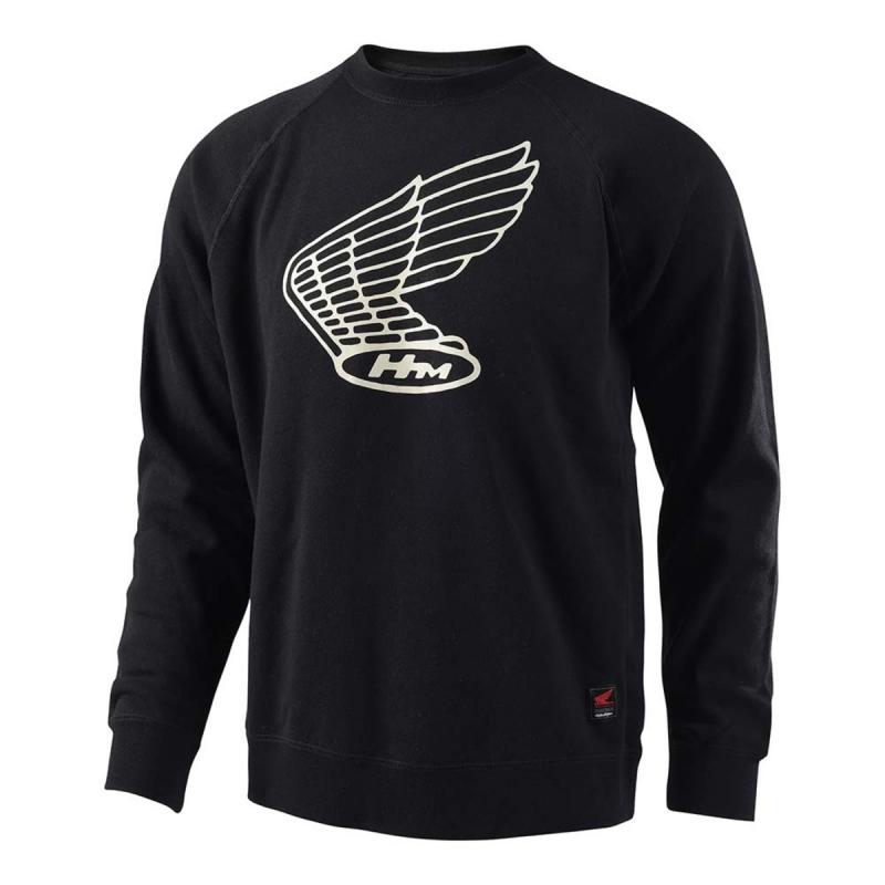 Sweat Troy Lee Designs Honda Wing Crew noir- S