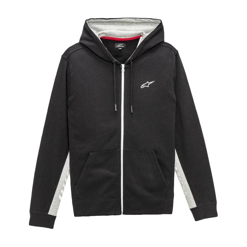 Sweat zippé à capuche Alpinestars Claim noir- M