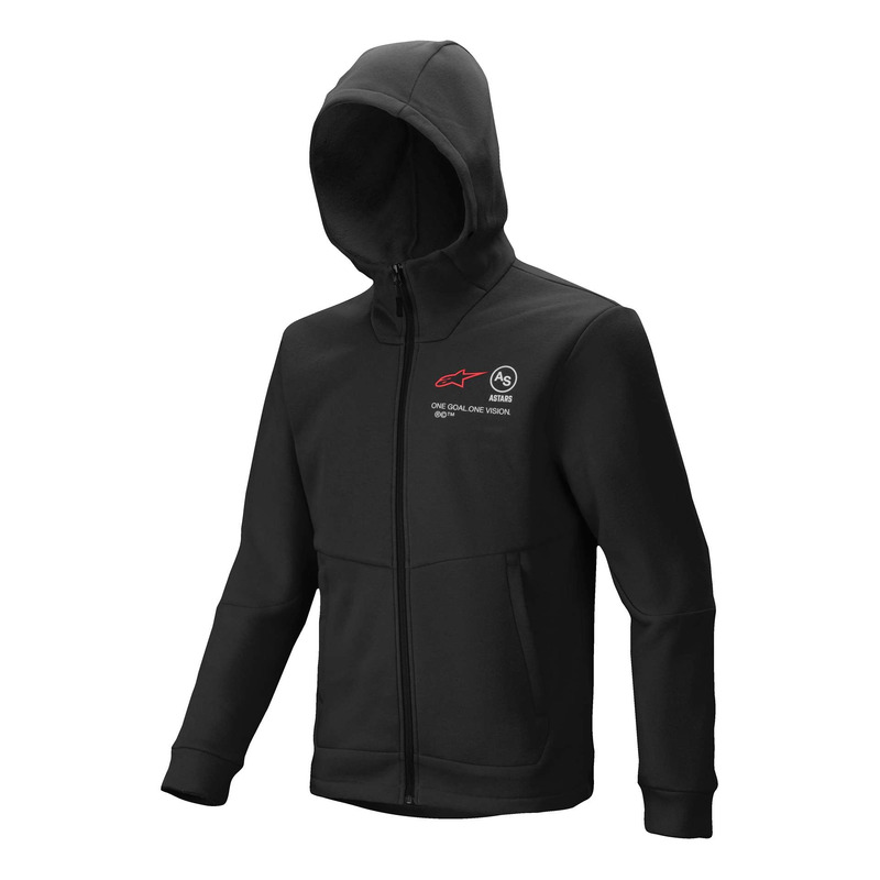 Sweat zippé à capuche Alpinestars Racer MX black