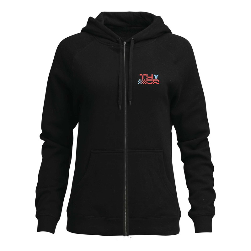 Sweat zippé à capuche femme Thor Vantage black