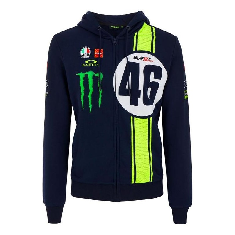 Sweat zippé à capuche Replica VR46 Édition Limitée- M