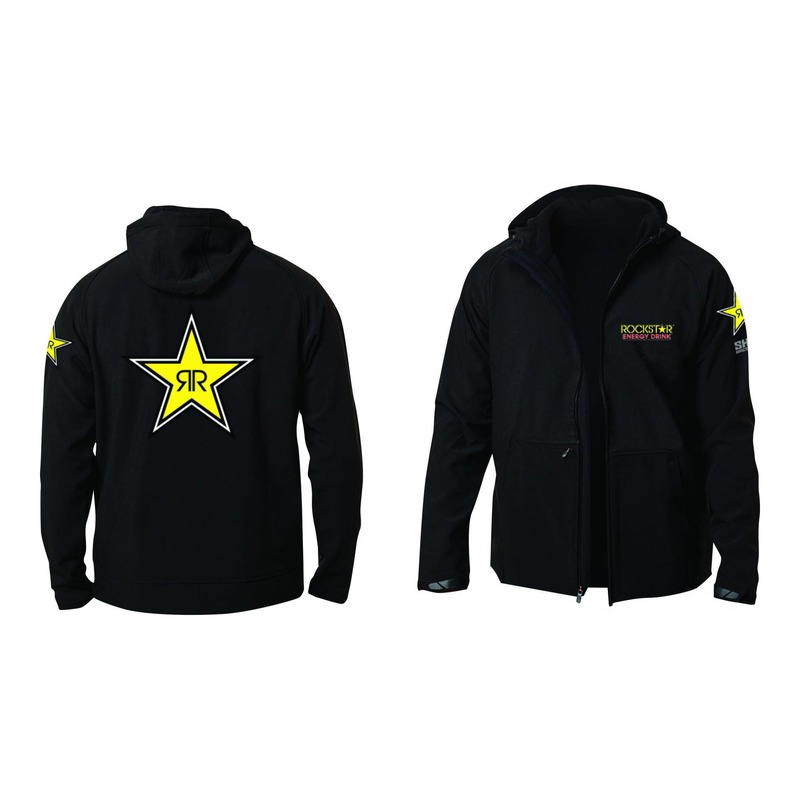 Sweat zippé à capuche Shot Rockstar Posh noir- M