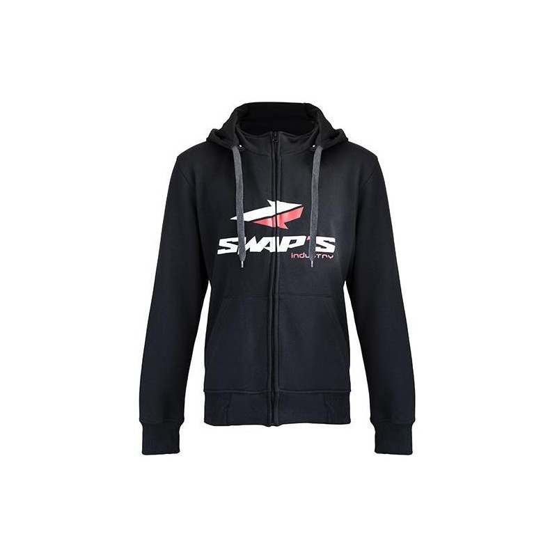 Sweat zippé à capuche Swaps noir- S