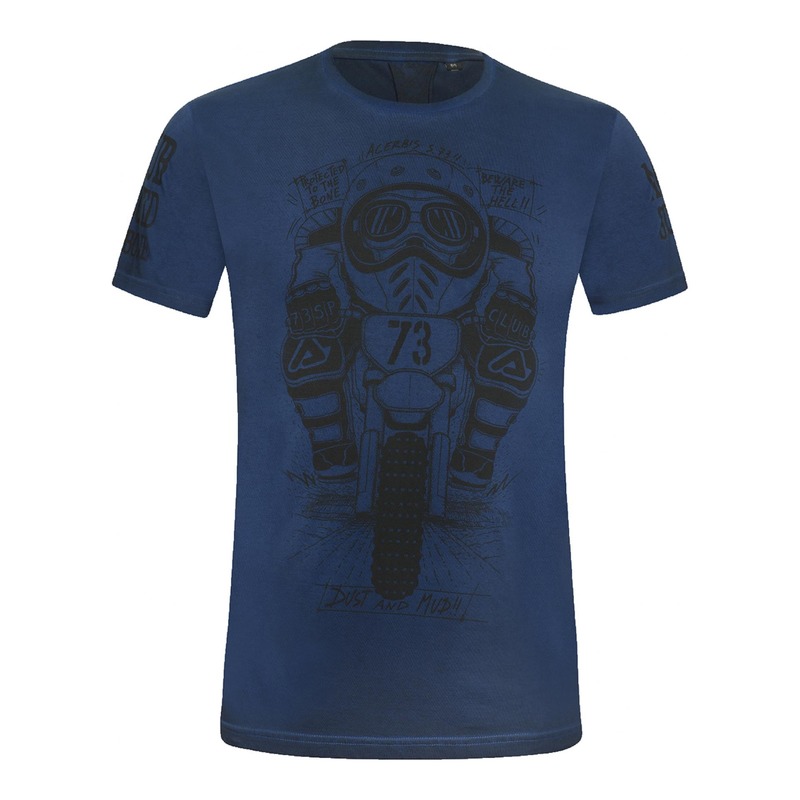 T-shirt Acerbis SP Club Shield bleu- M