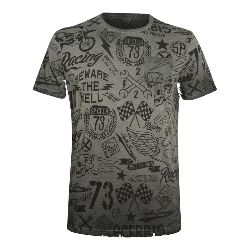 T-shirt Acerbis SP Club Street graphite- S