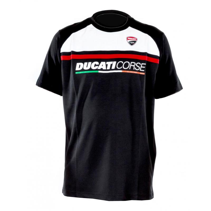 T-Shirt Carbon Ducati Racing noir/gris- S