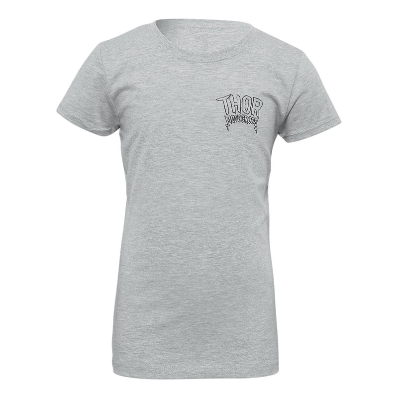 T-shirt enfant fille Thor Metal gris- XS