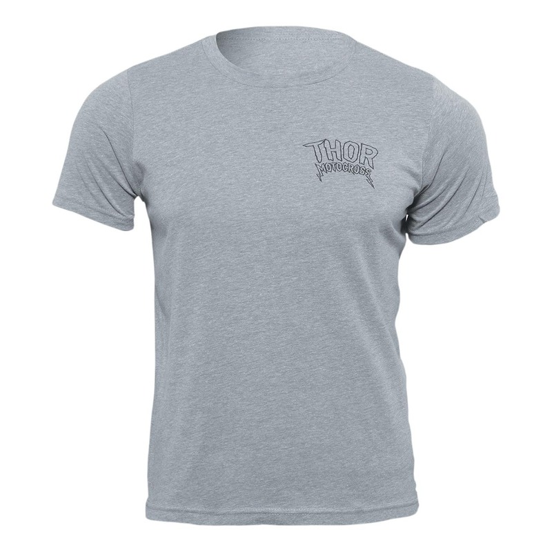 T-shirt enfant Thor Metal gris chiné- XS