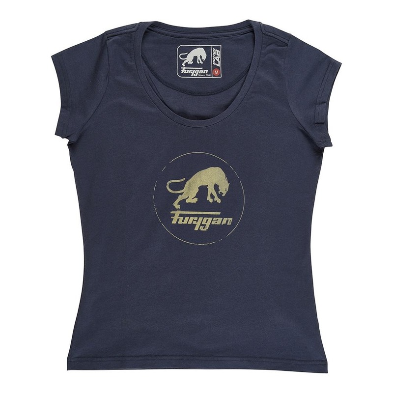 T-shirt femme Furygan Eryka navy/métal- S