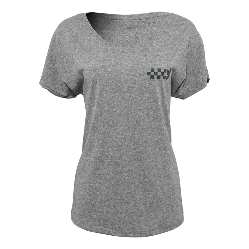 T-shirt femme Thor Checkers gris chiné- S