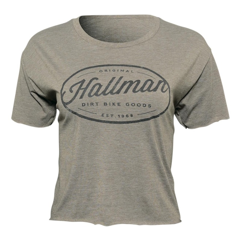 T-shirt femme Thor Goods crop top ash gris- S