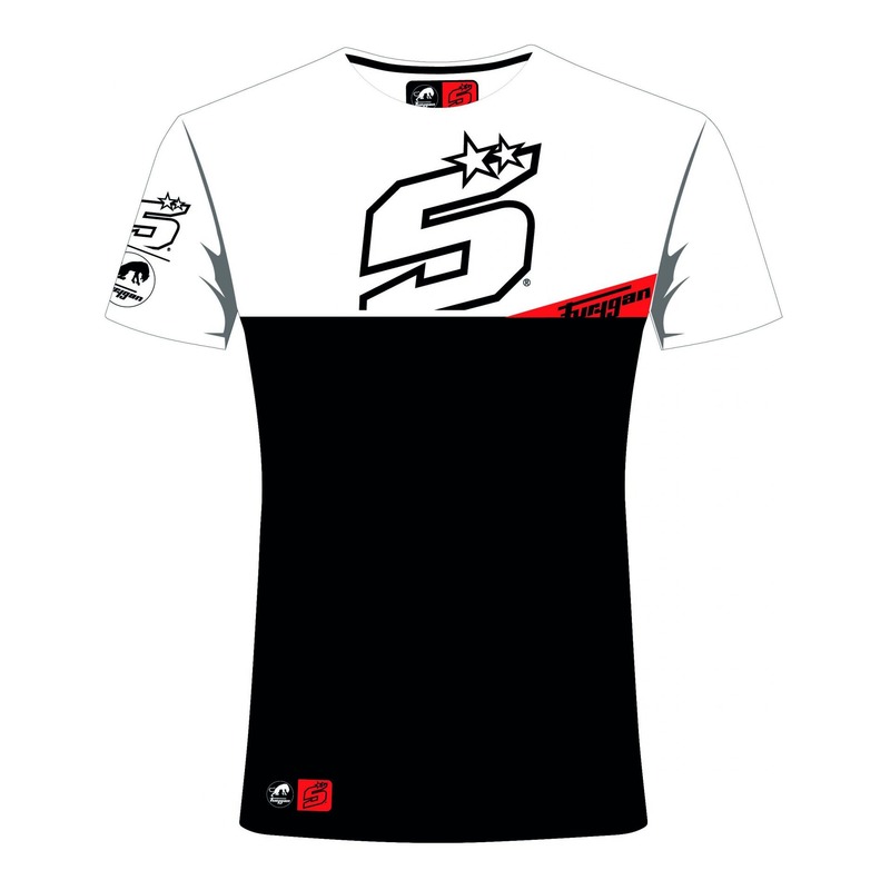 T-shirt Furygan JZ5 Zone Zarco noir/blanc- S