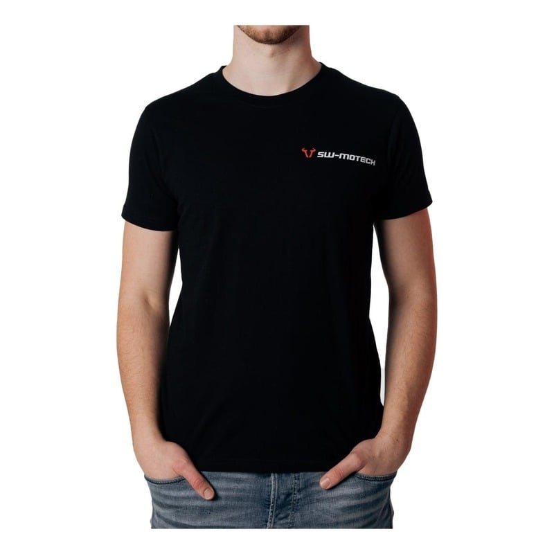 T-Shirt homme SW-Motech Core Line noir