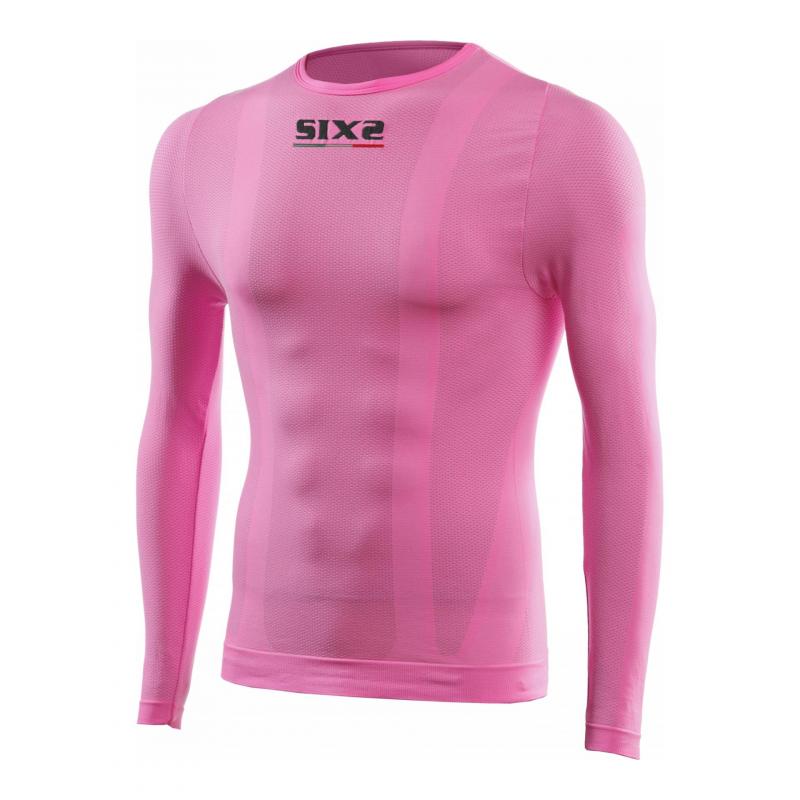T-shirt manches longues Sixs TS2 rose fluo- M