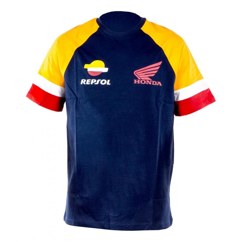 T-Shirt Repsol Classic navy/orange/rouge