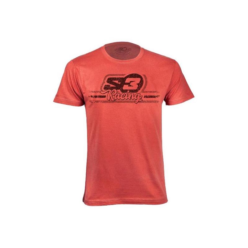 T-shirt S3 Casual Racing rouge- S