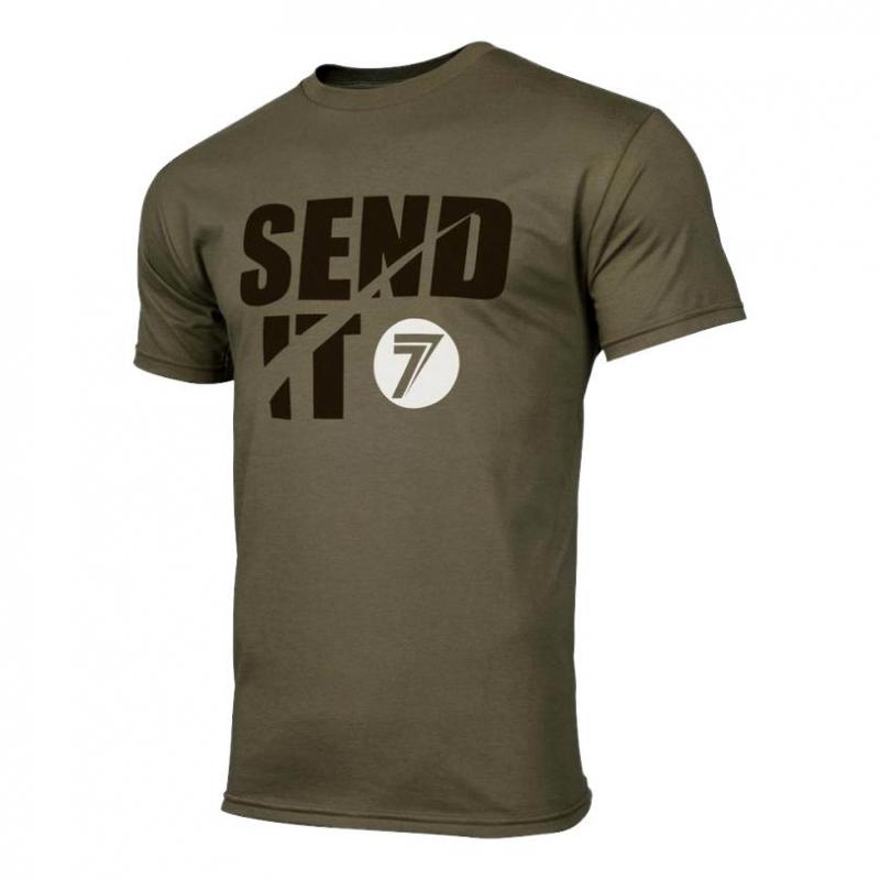 T-shirt Seven Send It military vert- S