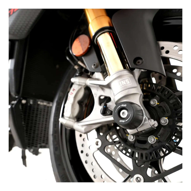 Tampons de protection de fourche R&G Racing Aprilia V4 1100 Factory 25-26