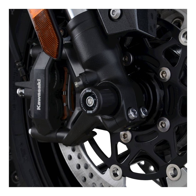 Tampons de protection de fourche R&G Racing noirs Kawasaki Ninja 1000