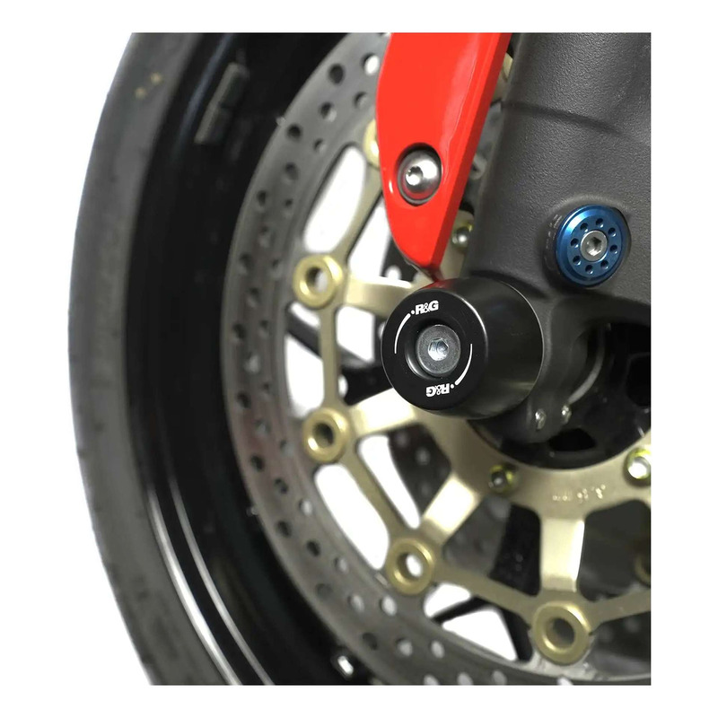 Tampons de protection de fourche R&G Racing noirs Honda CBR 600 RR 24-