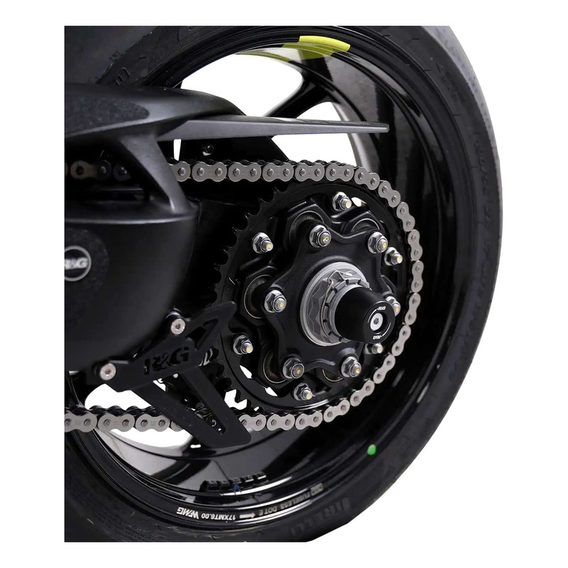 Tampons de protection de roue arrière R&G Racing Apex Triumph Speed Triple 1200 21-26