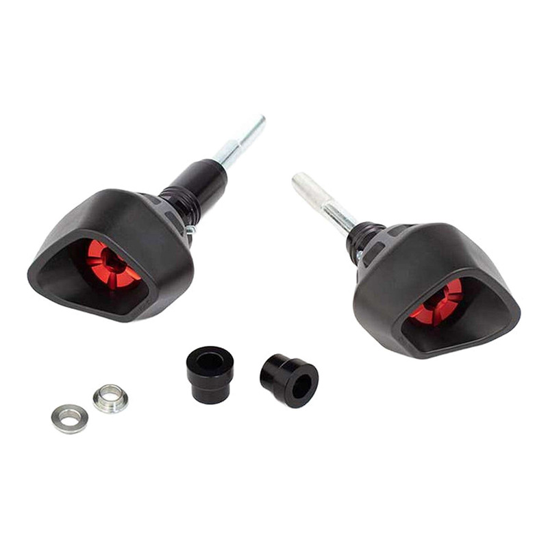 Tampons de protection Evotech Defender rougesYamaha YZF-R6 17-19