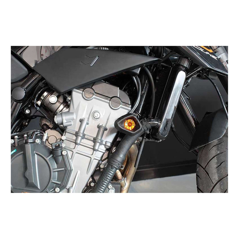 Tampons de protection Evotech Defender bleus KTM Duke 890 20-23