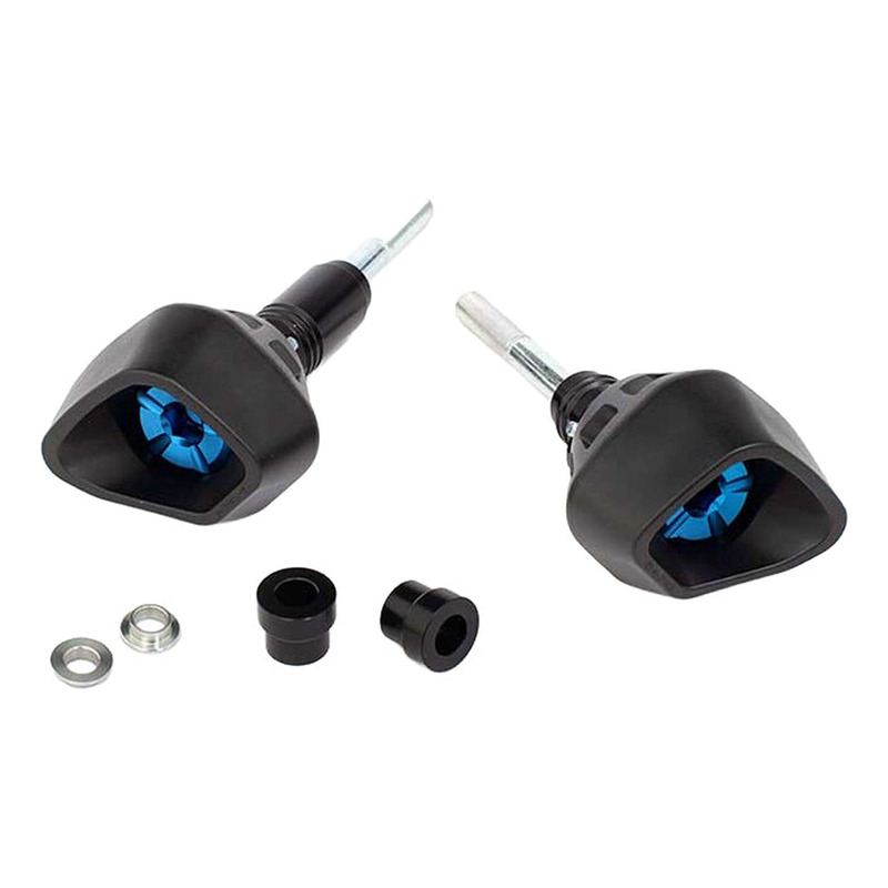 Tampons de protection Evotech Defender bleusYamaha YZF-R6 17-19