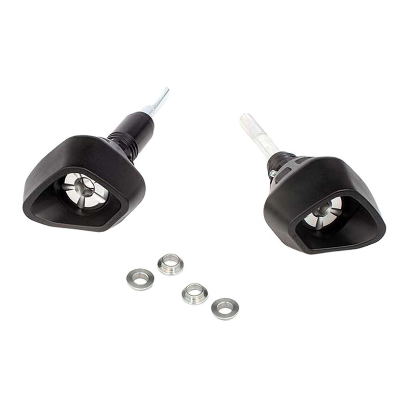 Tampons de protection Evotech Defender silvers Kawasaki Ninja 650 17-2