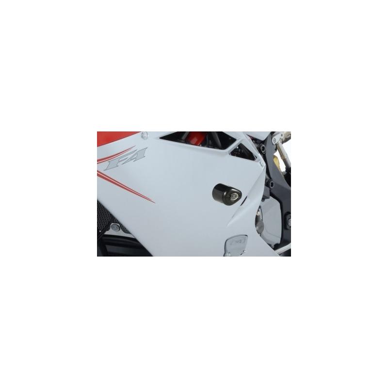 Tampons de protection R&G Racing Aero blanc MV Agusta F4 1000 10-18