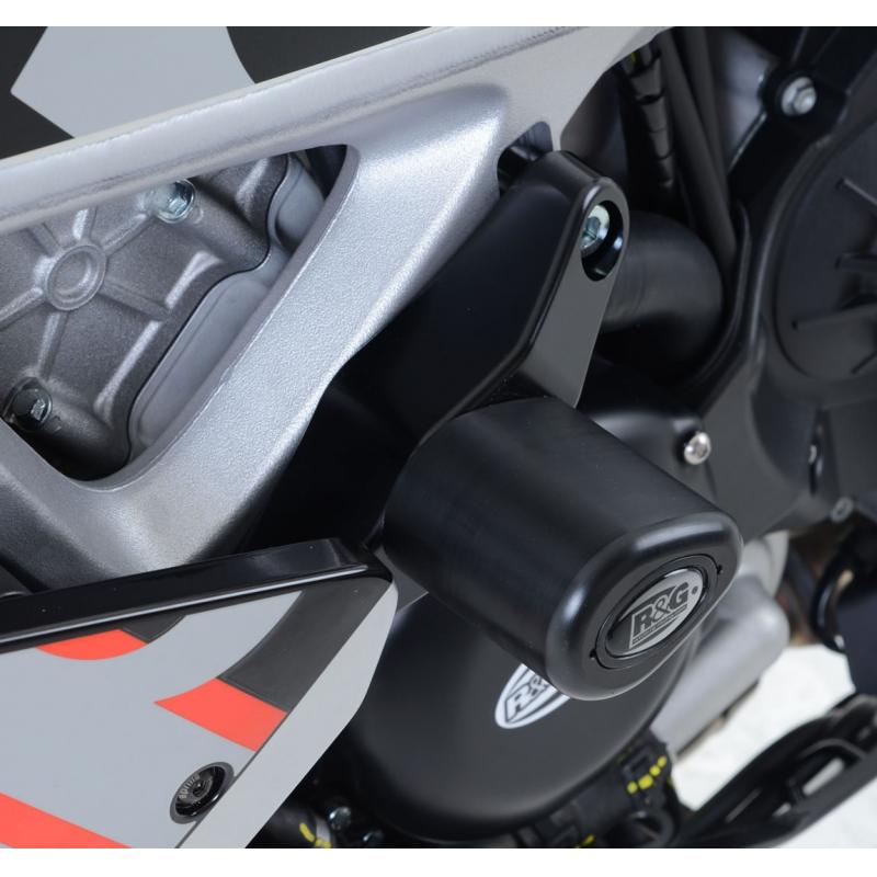 Tampons de protection R&G Racing Aero blanc Aprilia RSV4 1000 R 10-14