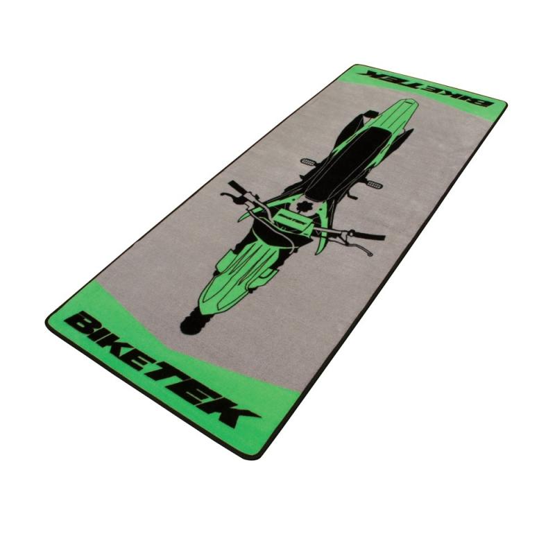 Tapis de garage BikeTek MX vert