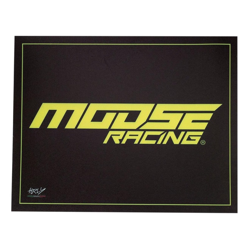 Tapis de garage Moose Racing orange/noir 200x80 cm - Atelier