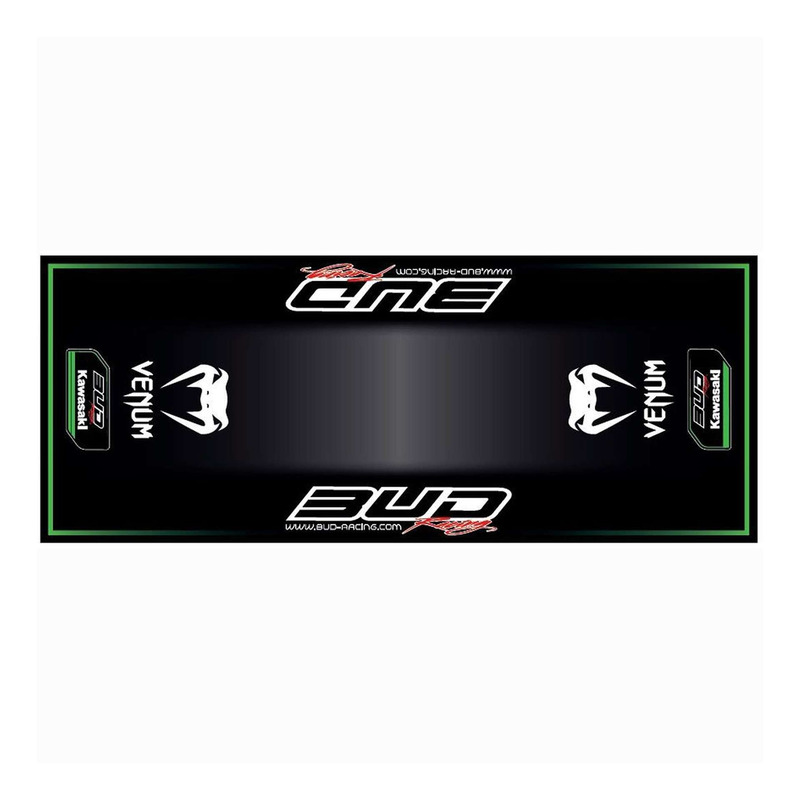 Tapis de garage Team Bud Racing Venum Kawasaki noir/vert