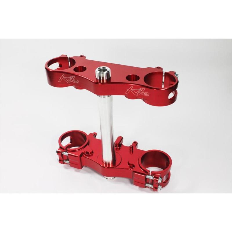 Té de fourche Kite Suzuki 450 RM-Z 15-17 Offset 21,5mm rouge