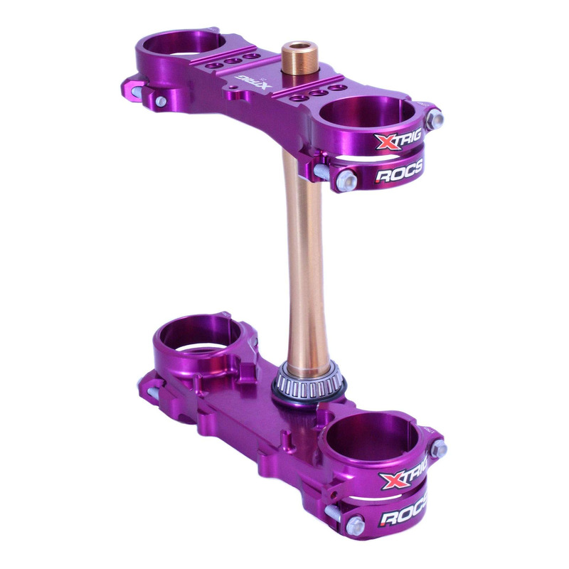 Té de fourche Xtrig Rocs Tech - Yamaha YZ 250cc 15-24 - Violet