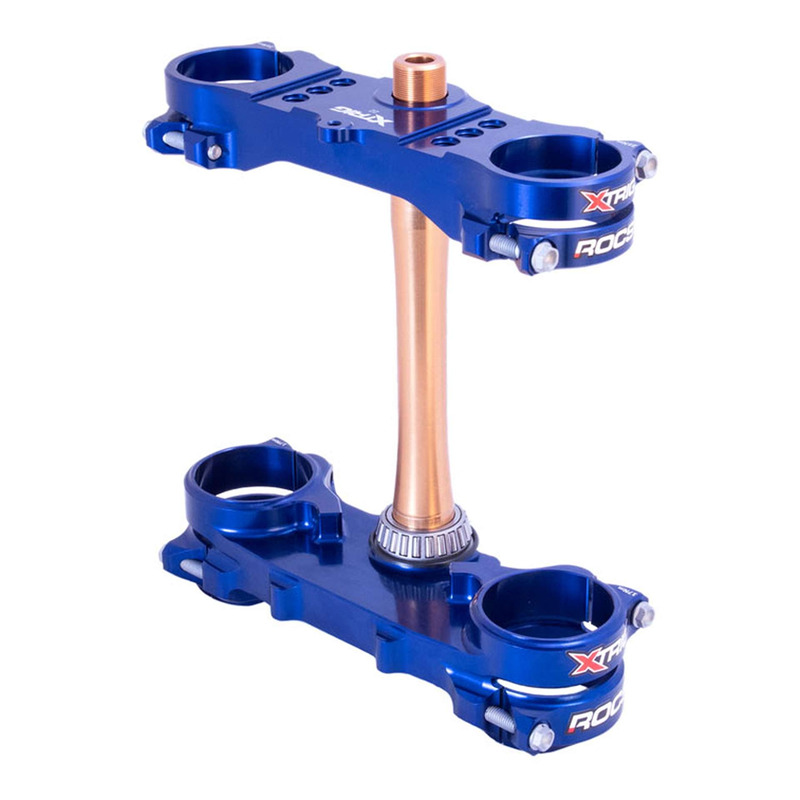 Té de fourche Xtrig Rocs Tech - Yamaha YZF 450cc depuis 2023 - Bleu
