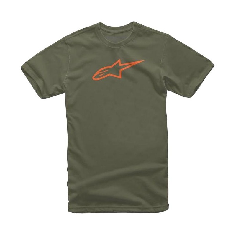 Tee-shirt Alpinestars Ageless military/orange