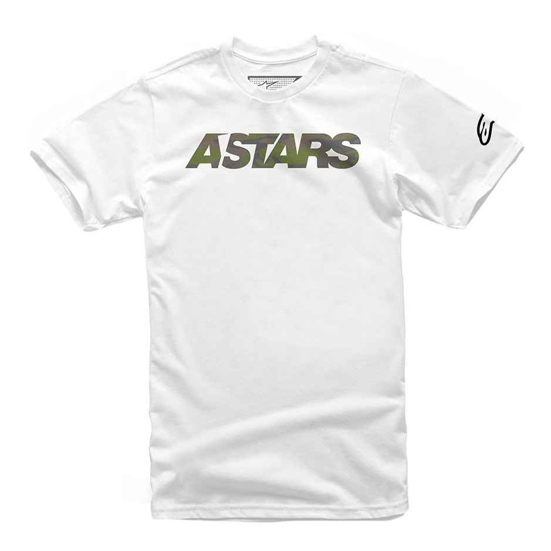 Tee-shirt Alpinestars ATV blanc- S