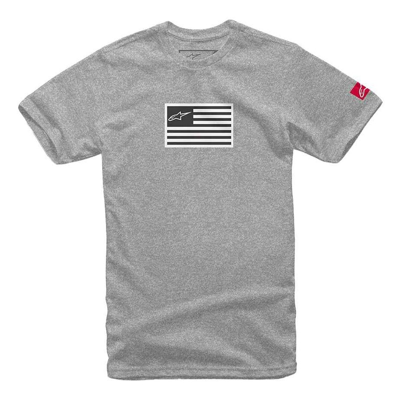 Tee-shirt Alpinestars Flagged gris heather- S