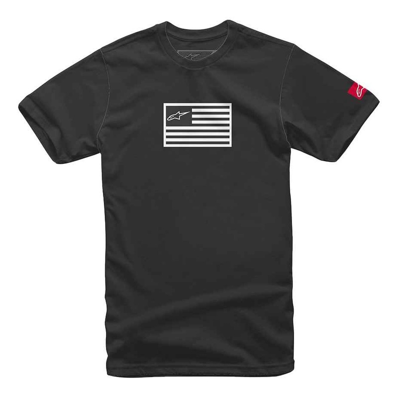 Tee-shirt Alpinestars Flagged noir- S