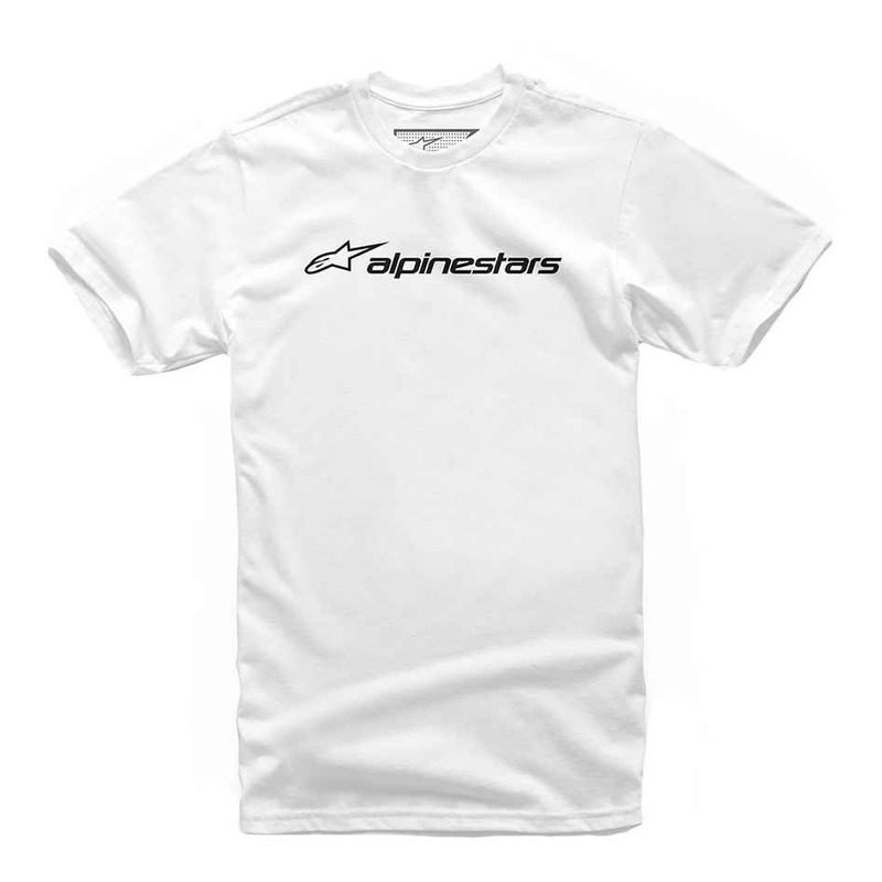 Tee-shirt Alpinestars Linear Combo blanc/noir- S