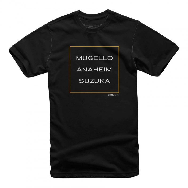 Tee-shirt Alpinestars Mugello noir- M