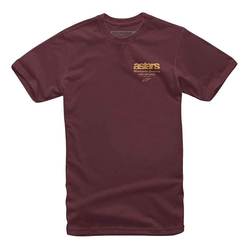 Tee-shirt Alpinestars Sign Up bordeaux- S